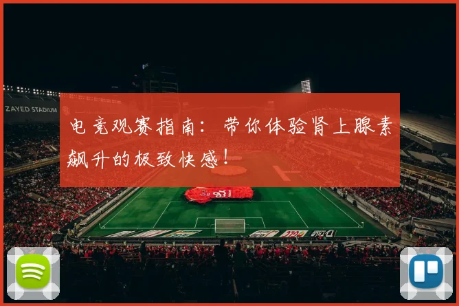 电竞观赛指南:带你体验肾上腺素飙升的极致快感!